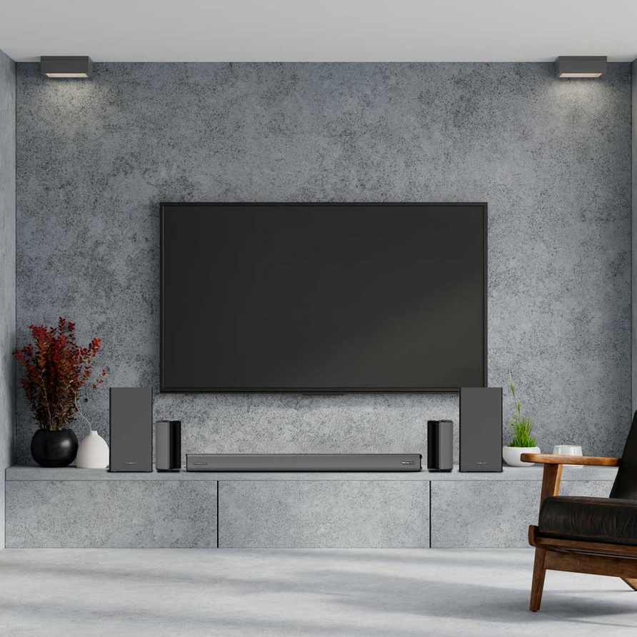 سینما خانگی پاورولوژی مدل Powerology 5.2.4CH Dual Woofer Wireless Home Theater