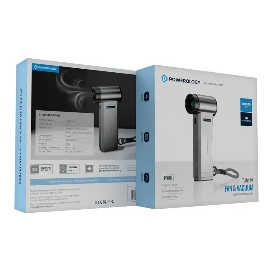 دمنده پاورولوژی مدل Powerology Turbo Jet Fan & Vacuum