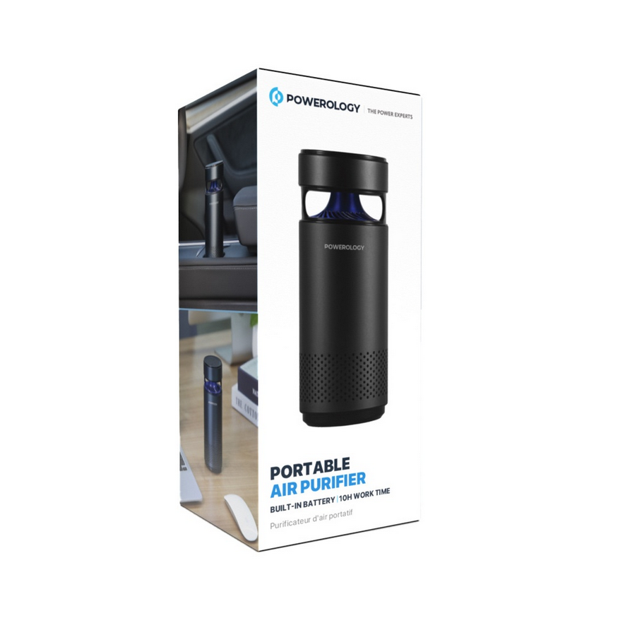 تصفیه هوای داخل خودرو پاورولوژی مدل Powerology Portable Air Purifier PMAPSBK