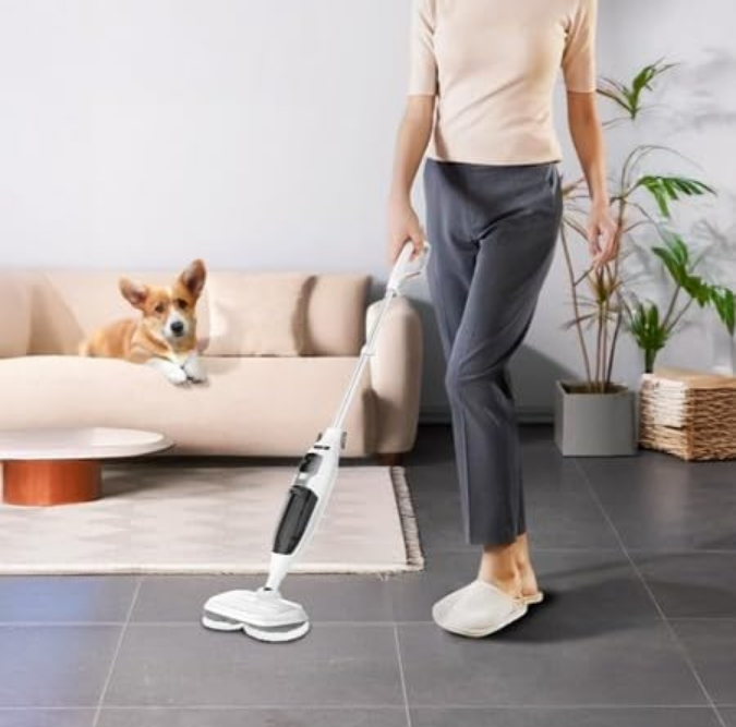 تی بخار گرین لاین مدل Green Lion Hydro Mop 3X Rotary Mop Cleaner 1300W