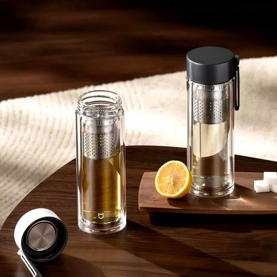 فلاسک شیائومی میجیا مدل Mijia Double-layer Glass Pearl MJBLB01PL