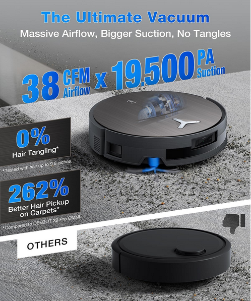 جارو رباتیک اکووکس مدل Ecovacs X11 OmniCyclone Bagless Robotic Vacuum