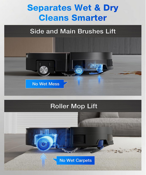 جارو رباتیک اکووکس مدل Ecovacs X11 OmniCyclone Bagless Robotic Vacuum