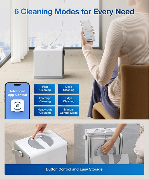 شیشه شوی رباتیک اکووکس مدل Ecovacs Winbot W2 Pro Omni Window Cleaning Robot