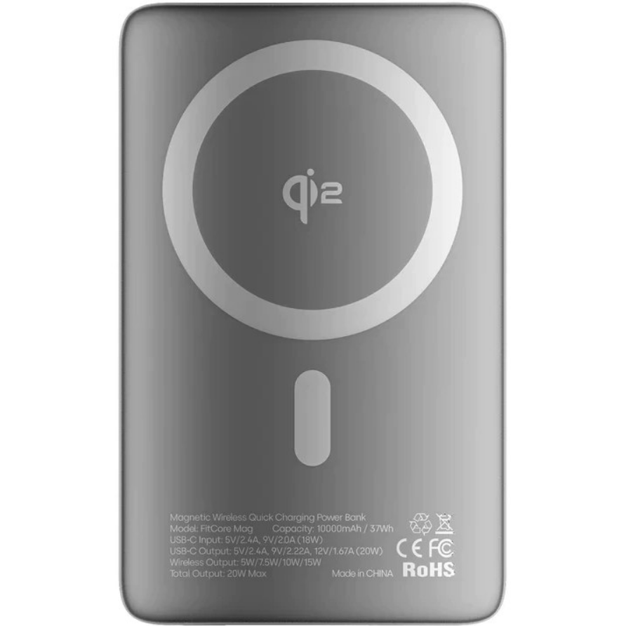 پاور بانک گلوریمی مدل Glorimi Power Bank FitCore Mag Qi2 10000mAh