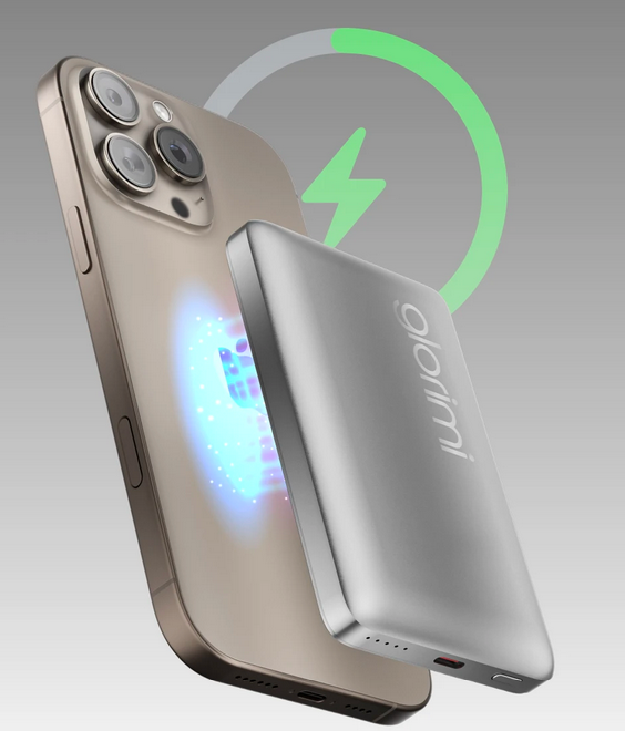 پاور بانک گلوریمی مدل Glorimi Power Bank FitCore Mag Qi2 10000mAh