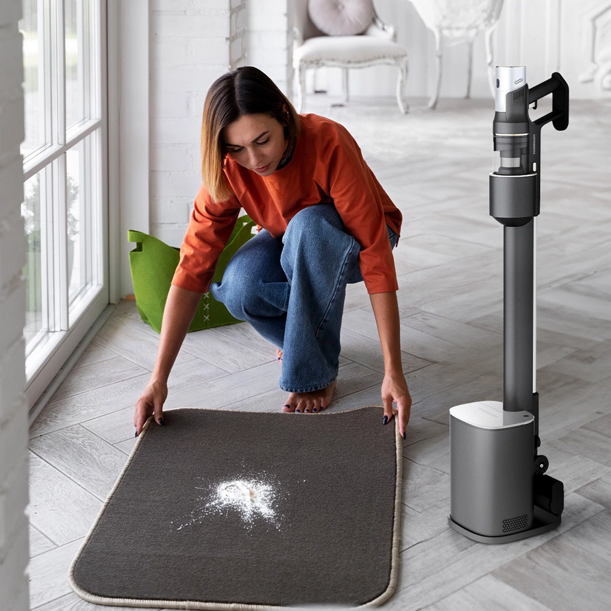 جارو عصایی تخلیه خودکار پاورولوژی مدل Powerology Cordless Vacuum Auto-Disposal Charging