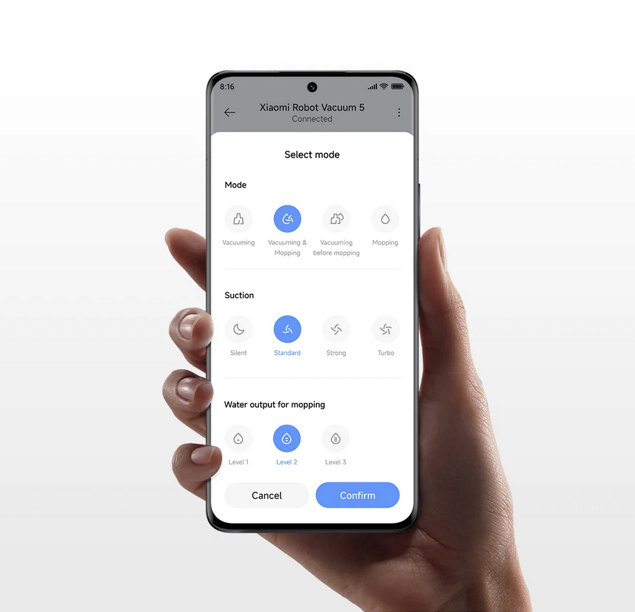 جارو رباتیک شیائومی مدل Xiaomi Robot Vacuum 5