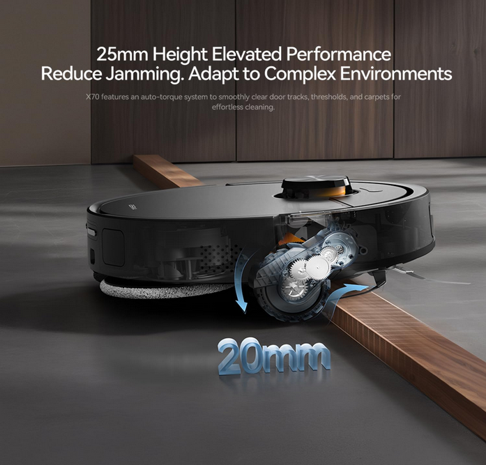 جارو رباتیک شیائومی درما مدل Deerma X70 Smart Robot Vacuum Cleaner