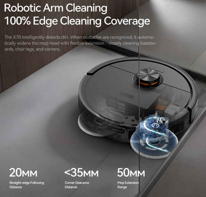 جارو رباتیک شیائومی درما مدل Deerma X70 Smart Robot Vacuum Cleaner