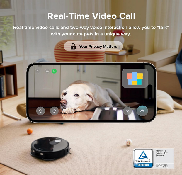 جارو رباتیک شیائومی روبوراک مدل Roborock Qrevo Slim Robot Vacuum