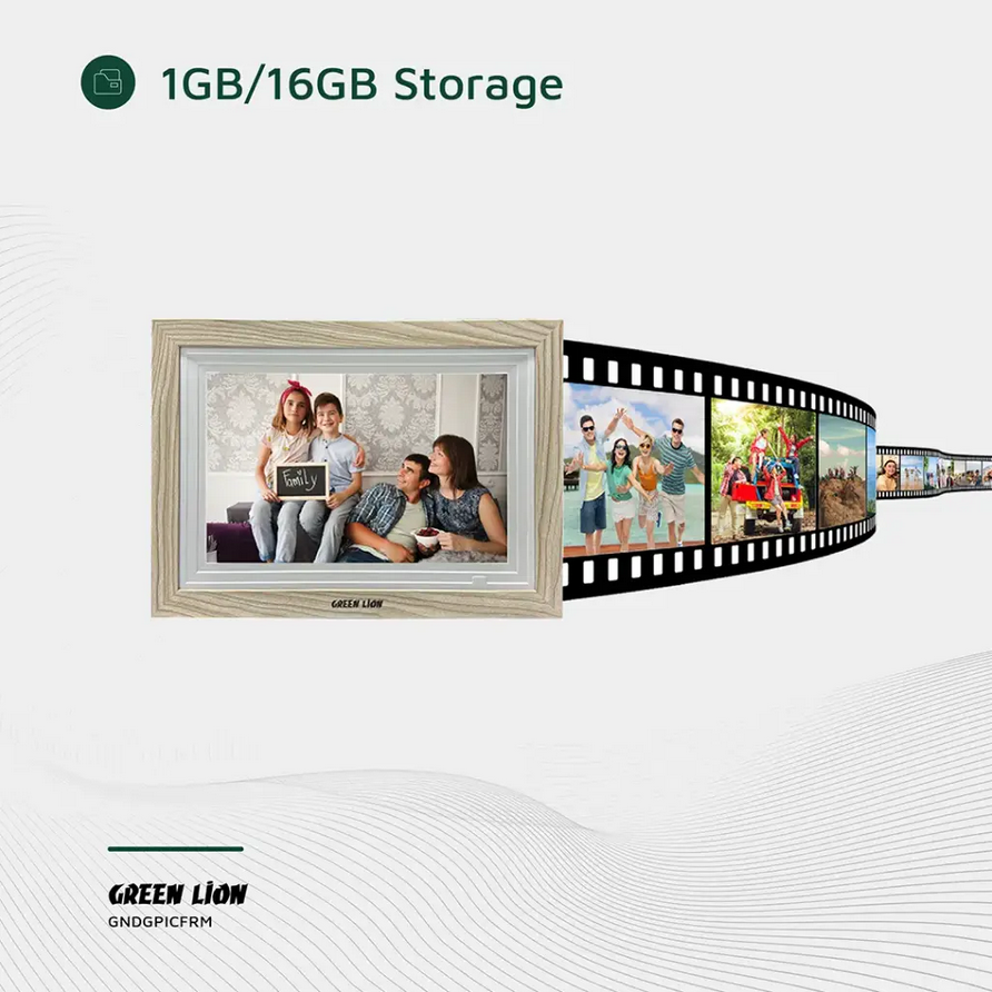 قاب عکس دیجیتالی لمسی گرین لاین مدل Green Lion Digital Picture Frame Touch Screen Display 10.1 Inch
