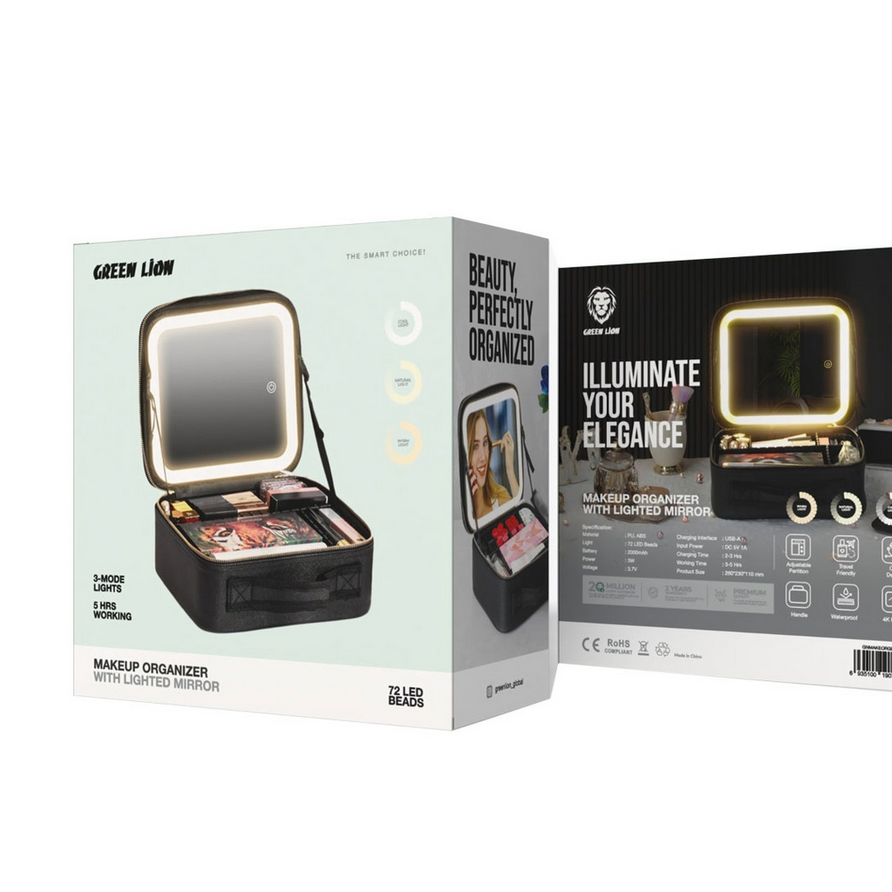 کیف لوازم آرایش گرین لاین مدل Green Lion Makeup Organizer