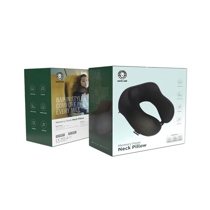 بالشت گردنی گرین لاین مدل Green Lion Memory Foam Neck Pillow