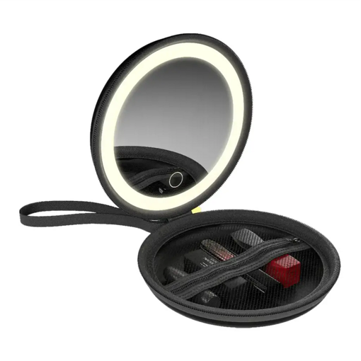 کیف و آینه آرایشی گرین لاین مدل Green Lion Mini Makeup Pouch