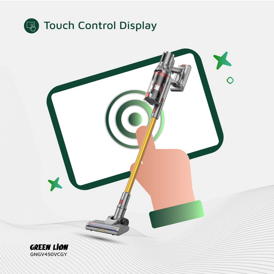 جارو شارژی گرین لاین مدل Green Lion GV-450 Cordless Vacuum Cleaner