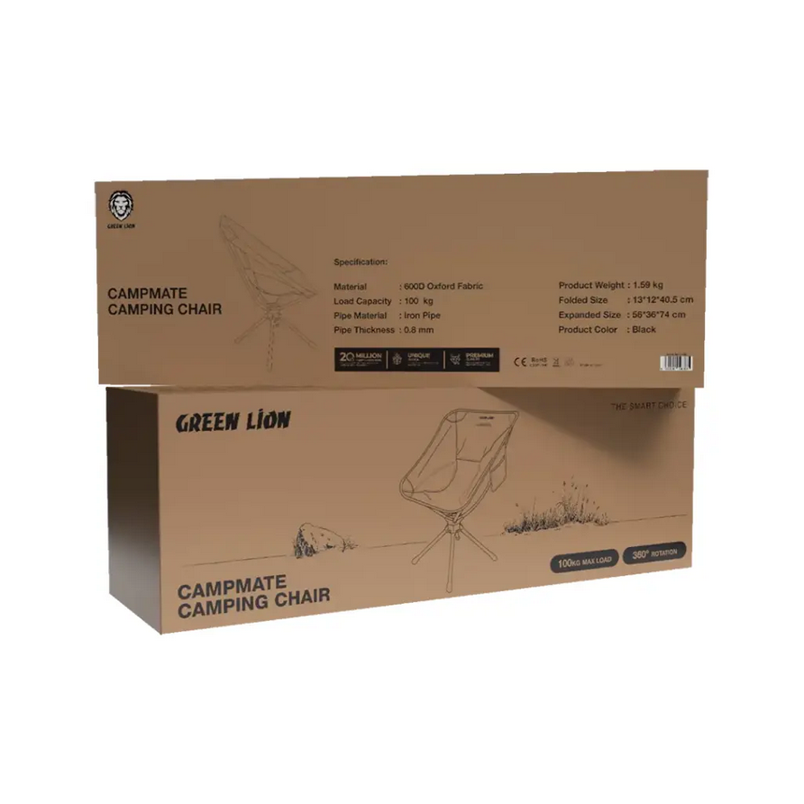 صندلی کمپینگ گرین لاین مدل Green Lion CampMate Camping Chair