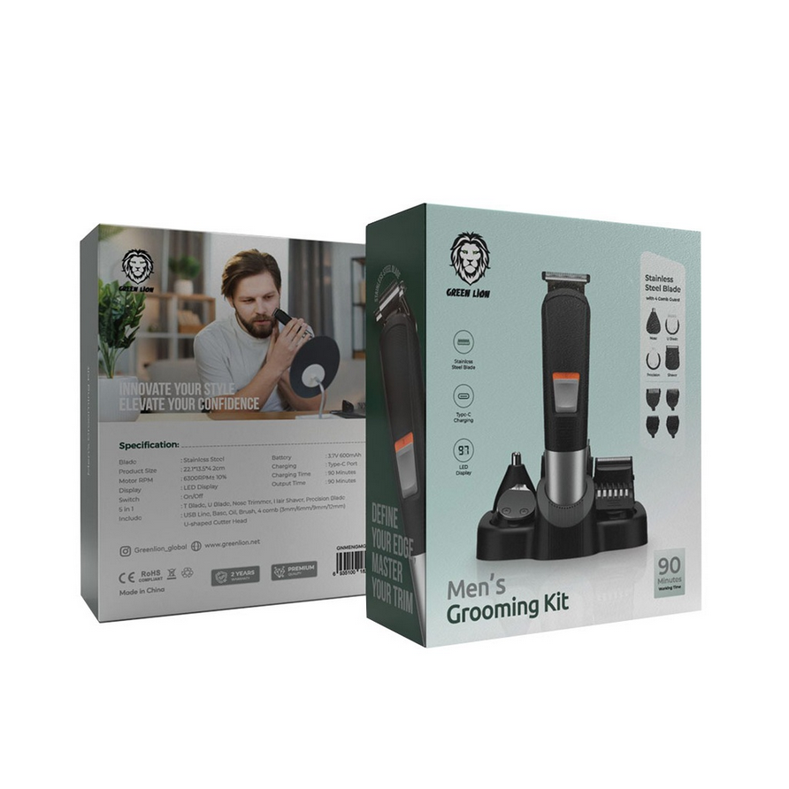 ست ماشین اصلاح گرین لاین مدل Green Lion Men’s Grooming Set