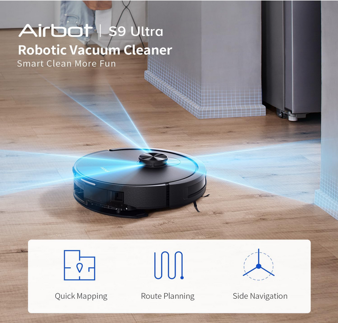 جارو رباتیک ایربات مدل Airbot S9 Ultra Robotic Vacuum