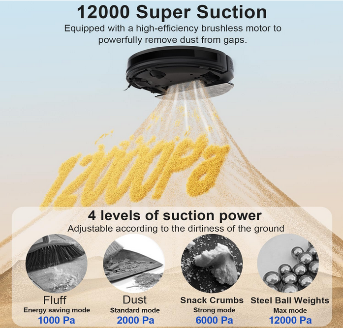 جارو رباتیک ایربات مدل Airbot S9 Ultra Robotic Vacuum