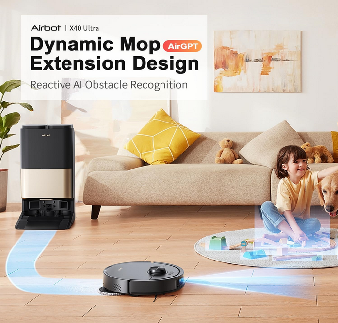 جارو رباتیک ایربات مدل Airbot X40 Ultra Robotic Vacuum