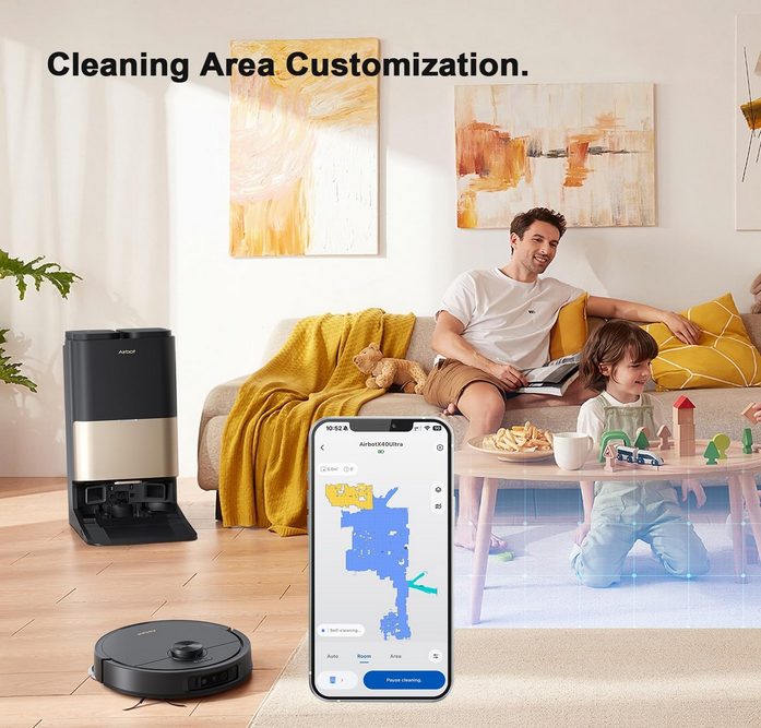 جارو رباتیک ایربات مدل Airbot X40 Ultra Robotic Vacuum