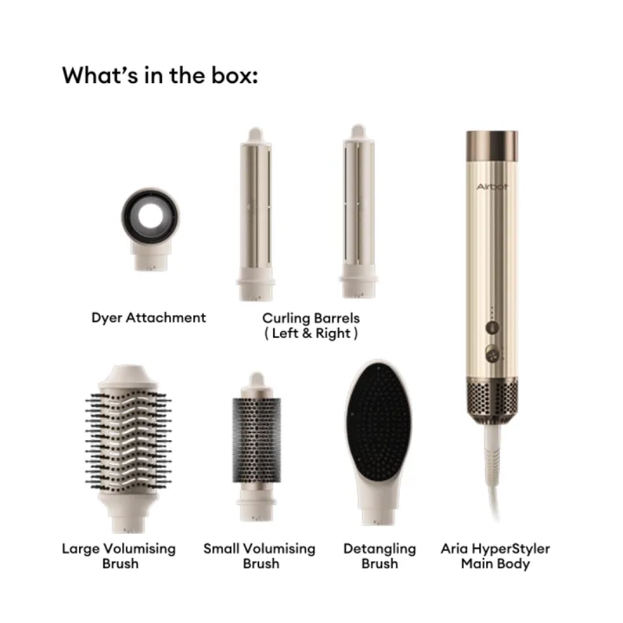 سشوار و حالت دهنده مو ایربات مدل Airbot Aria HyperStyler Hairwrap HD198