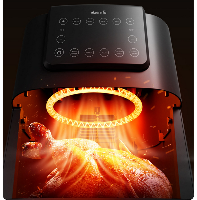 سرخ کن بدون روغن (هواپز) 7.5 لیتری شیائومی درما مدل Deerma Air Fryer 7.5L DEM-KZ120W