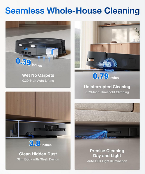 جارو رباتیک اکووکس مدل Ecovacs Deebot T80 Omni Robotic Vacuum