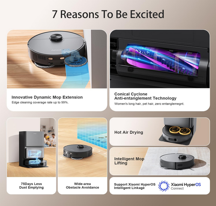 جارو رباتیک ایربات مدل Airbot L50 Master Robotic Vacuum