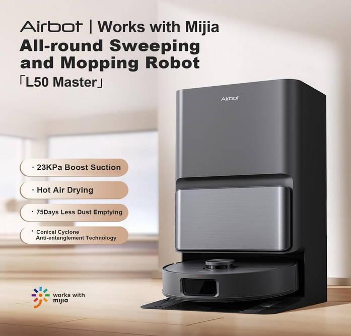 جارو رباتیک ایربات مدل Airbot L50 Master Robotic Vacuum