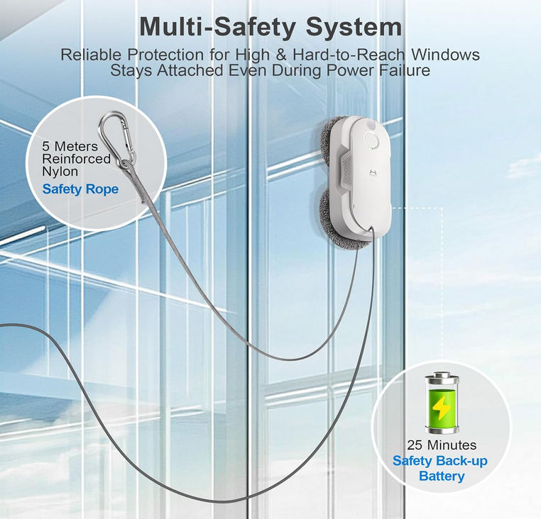 شیشه شوی رباتیک شیائومی هات مدل Hutt DDC56 Window Cleaner