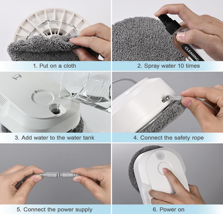 شیشه شوی رباتیک شیائومی هات مدل Hutt DDC56 Window Cleaner