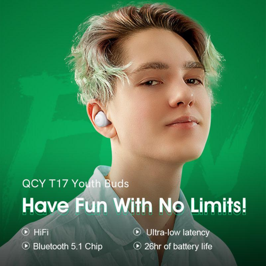 هندزفری بلوتوثی شیائومی کیو سی وای مدل QCY T17 True Wireless Earbuds