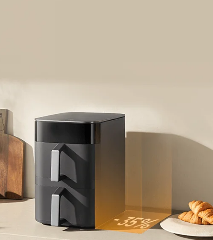 سرخ کن بدون روغن (هواپز) 12 لیتری شیائومی مدل Xiaomi Smart Double Stack Air Fryer 12L