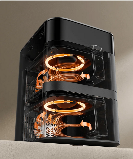 سرخ کن بدون روغن (هواپز) 12 لیتری شیائومی مدل Xiaomi Smart Double Stack Air Fryer 12L
