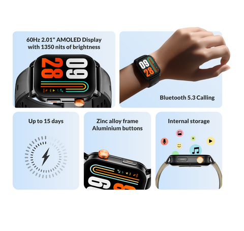 ساعت هوشمند گلوریمی مدل Glorimi Line Smart Watch