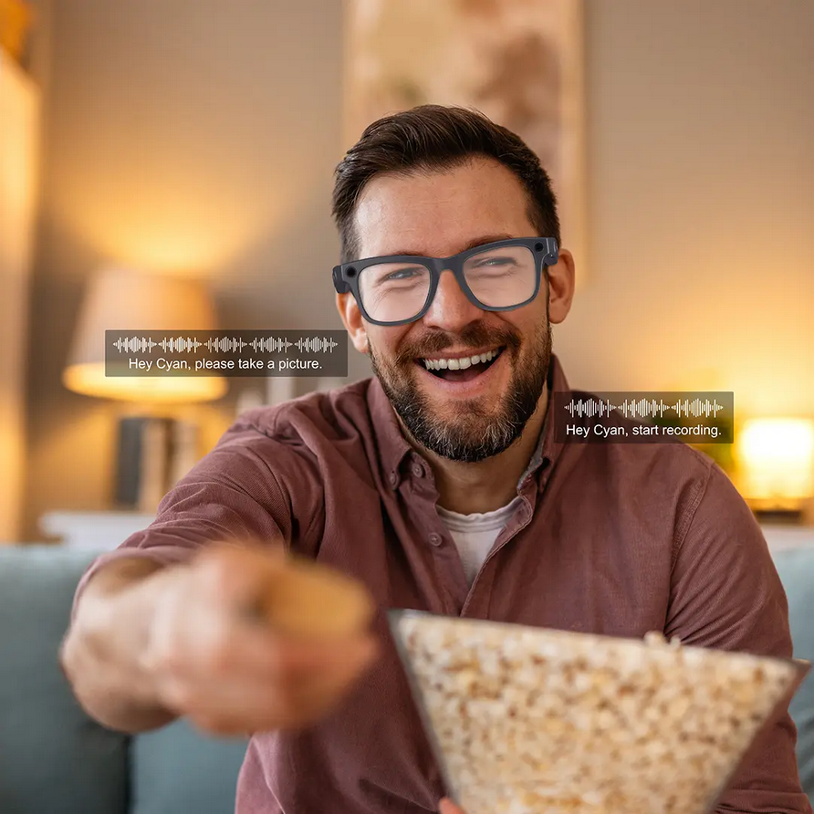 عینک هوشمند پاورولوژی مدل Powerology Paganspo AI Camera Smart Glasses