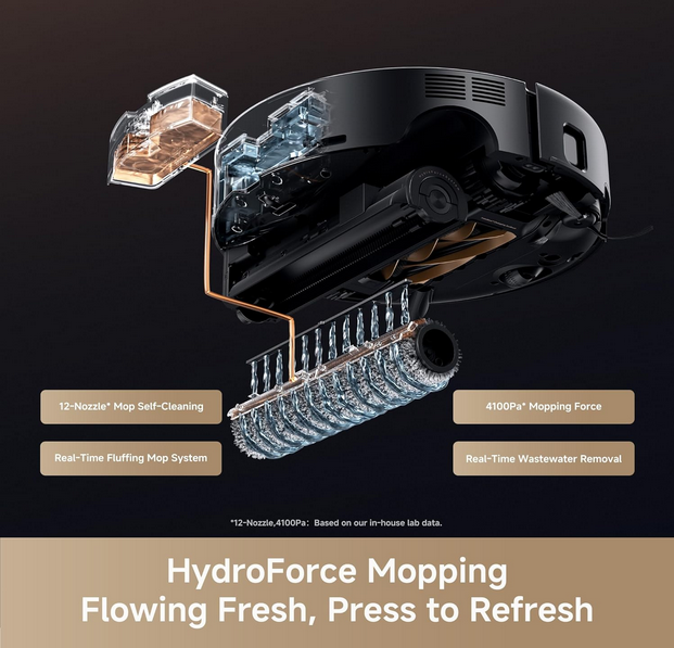 جارو رباتیک مووا مدل MOVA Z60 Ultra Roller Complete Robot Vacuum