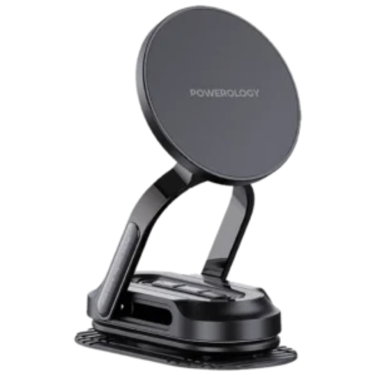 هولدر موبايل خودرو مگ سیف پاورولوژی مدل Powerology FlexiMount MagSafe Car Holder