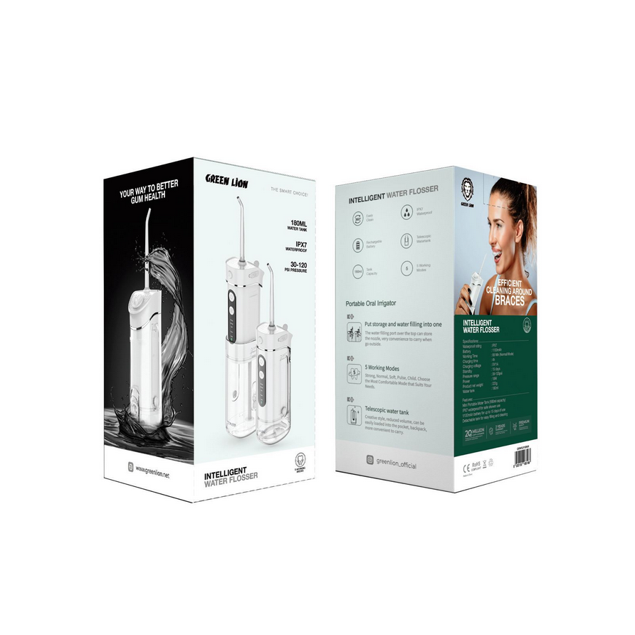واترجت گرین لاین (دهانشوی) مدل Green Lion Portable Oral Irrigator 180ML