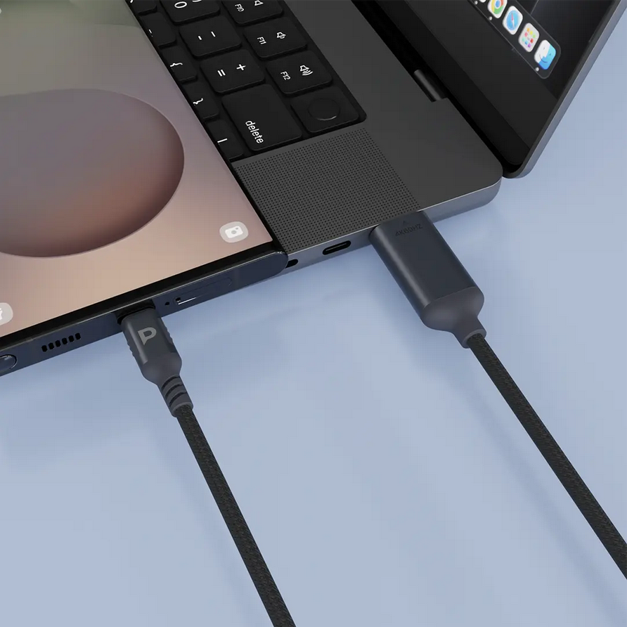 کابل تبدیل USB-C به HDMI پاورولوژی مدل Powerology Power Sync Flex 4K USB-C to HDMI 2m Cable