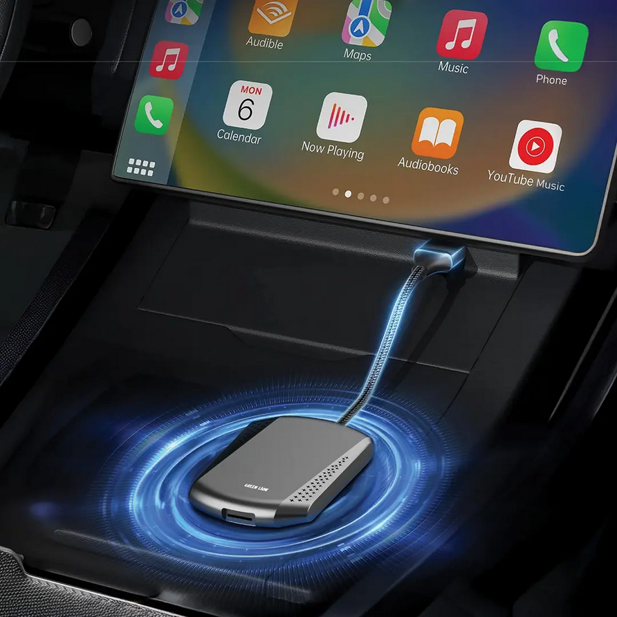 اندروید باکس و آداپتور دوکاره گرین لاین مدل Green Lion 2 in 1 CarPlay Adapter 4GB Ram
