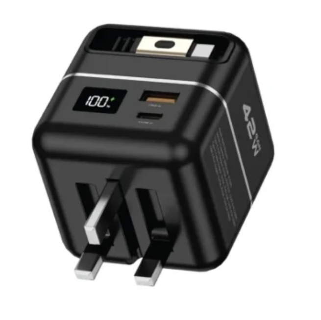 شارژر و پاوربانک گرین لاین مدل Green Lion GaN Premium Series Charger 42W with 5000mAh Power Bank