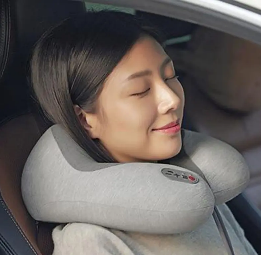 بالشت طبی و ماساژور گردن شیائومی مدل Xiaomi Momoda Massage and Hot Compress Multifunctional Neck Pillow SX332