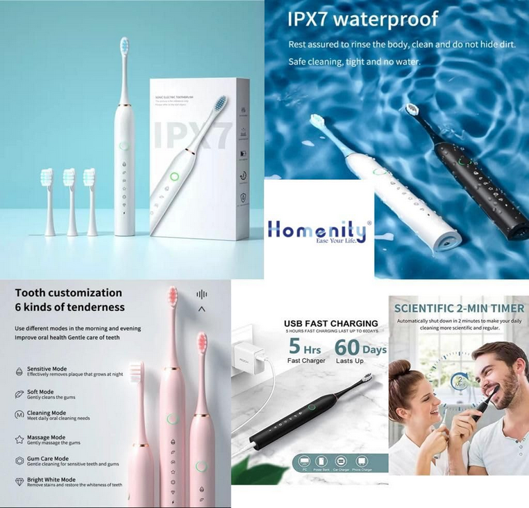مسواک برقی هوشمند سونیک مدل Sonic X-3 Electric Toothbrush