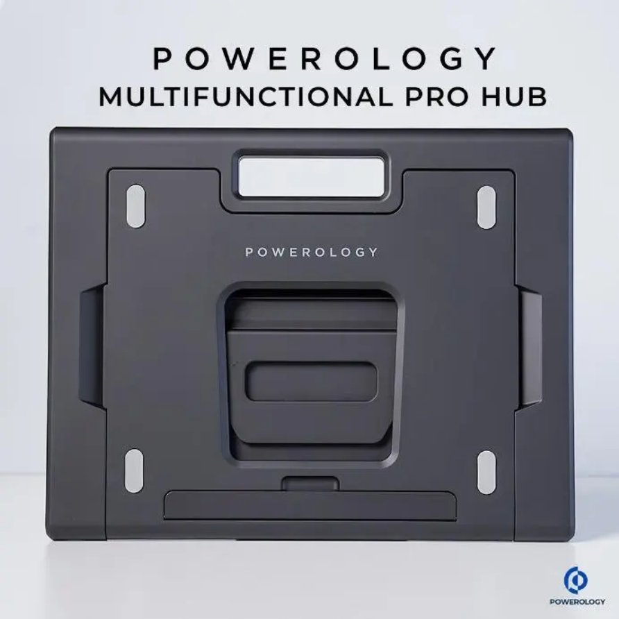 استند لپ تاپ چند کاره پاورولوژی مدل Powerology Multi-Functional Pro Hub Laptop Stand