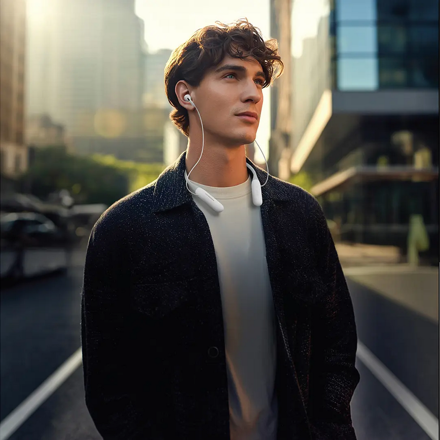 هندزفری گردنی پاورولوژی مدل Powerology Toneflex ENC Wireless Neckband