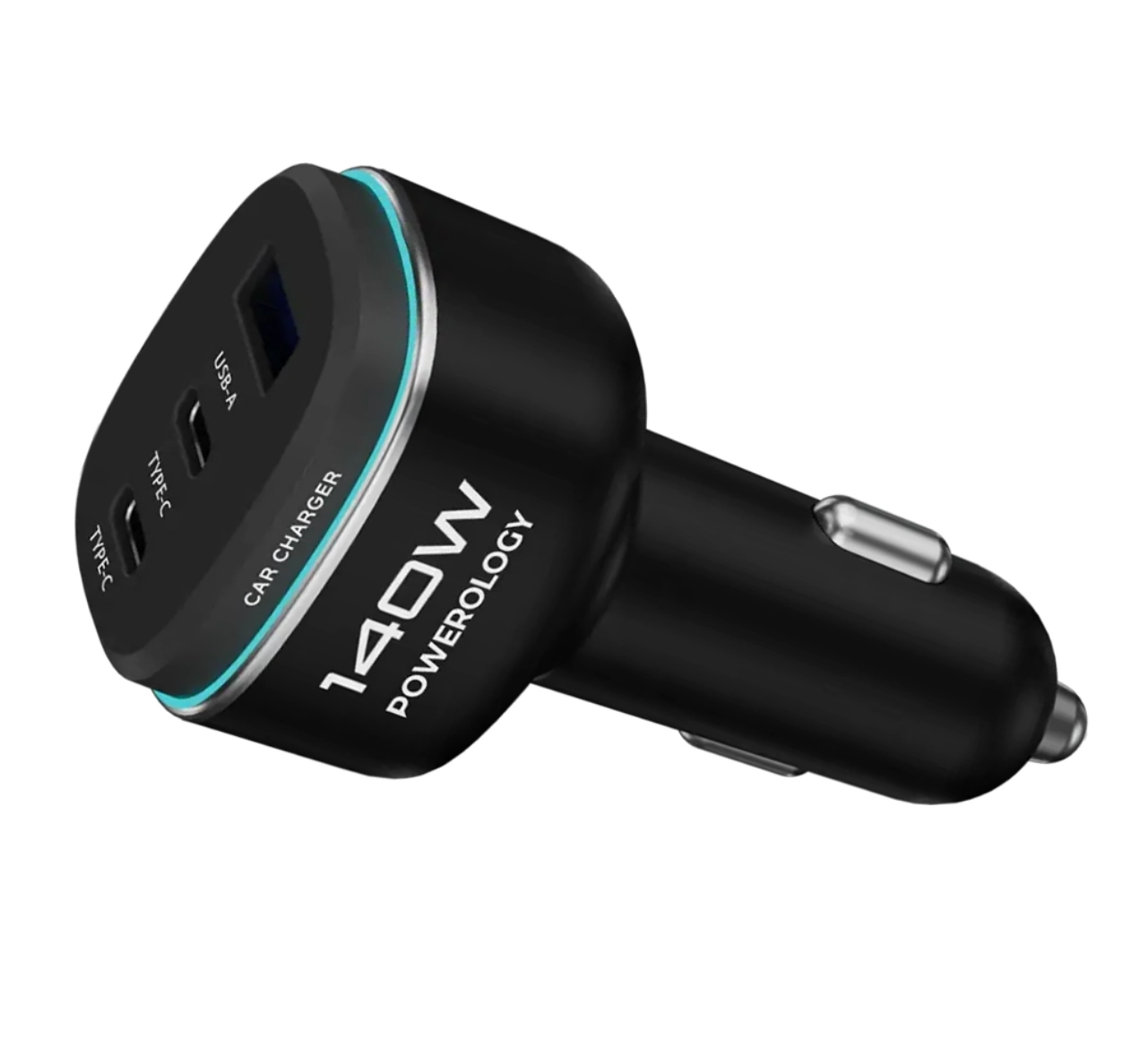 شارژر فندکی پاورولوژی مدل Powerology 140W Car Charger PCCSR025