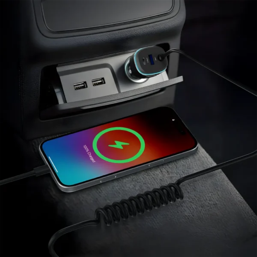 شارژر فندکی پاورولوژی مدل Powerology 120W Fast Car Charger PCCSR026